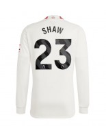 Manchester United Luke Shaw #23 Kolmaspaita 2023-24 Pitkähihainen